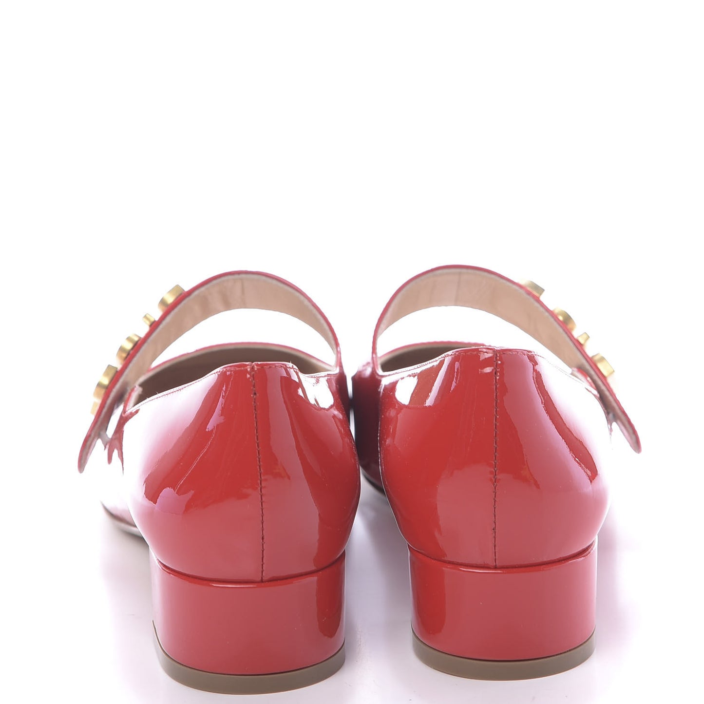 Patent Baby-D Ballet Pumps 36 Deep Red