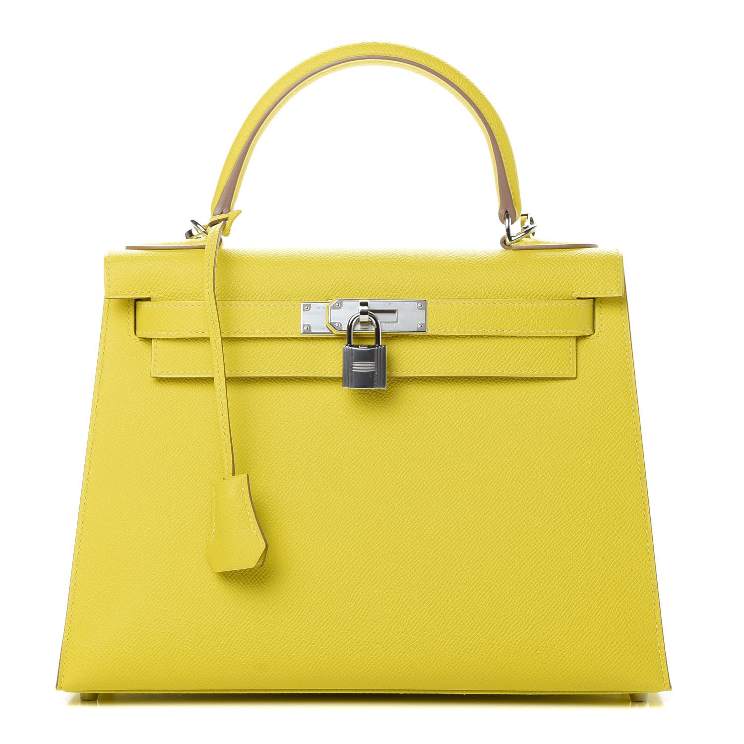 Hermes Epsom Kelly Sellier 28 Lime 1 of 11