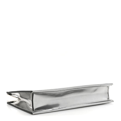 Lanvin Metallic Calfskin Clutch Silver 6 of 19