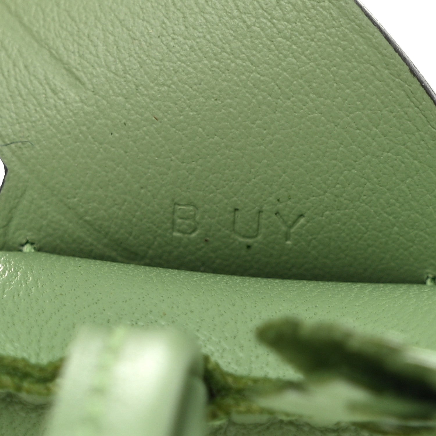 Hermes Milo Lambskin Grigri Rodeo Pegase Horse Bag Charm PM Vert Criquet 3 of 5