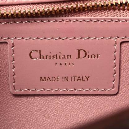 Christian Dior Lambskin Macrocannage Small Dior Caro Bag Pink 6 of 12
