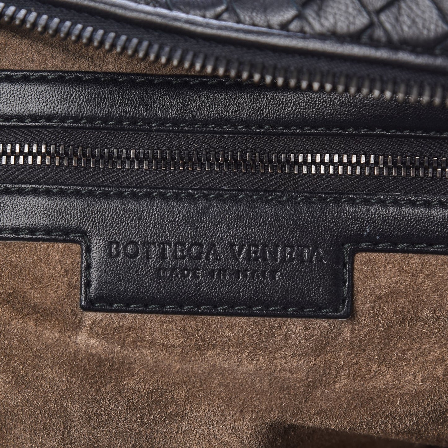 Nappa Intrecciato Maxi Convertible Tote Black