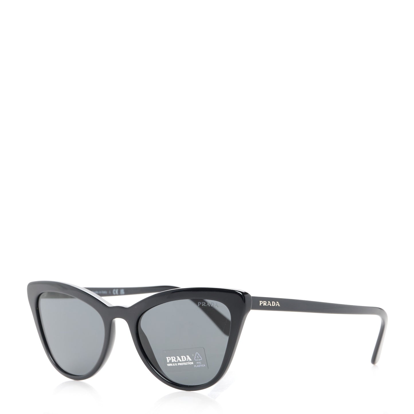 Acetate Cat Eye Sunglasses SPR 01V Black