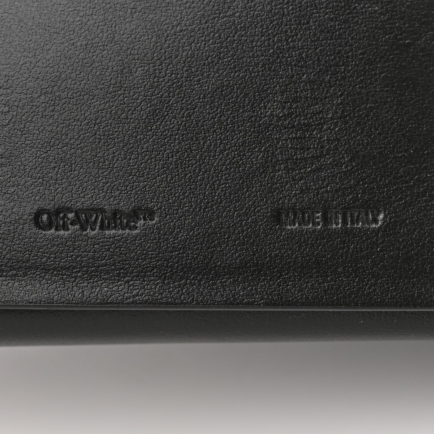 Calfskin Binder Clip Bag Black