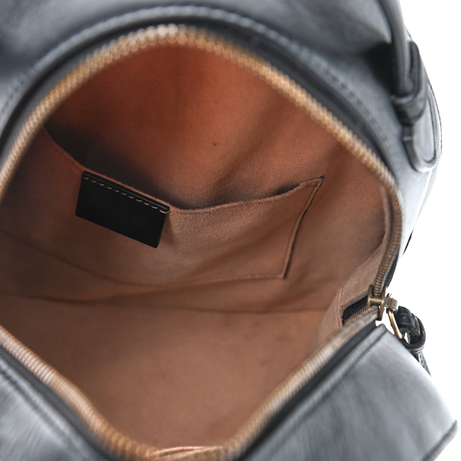 Gucci Calfskin Matelasse GG Marmont Dome Backpack Black 4 of 4