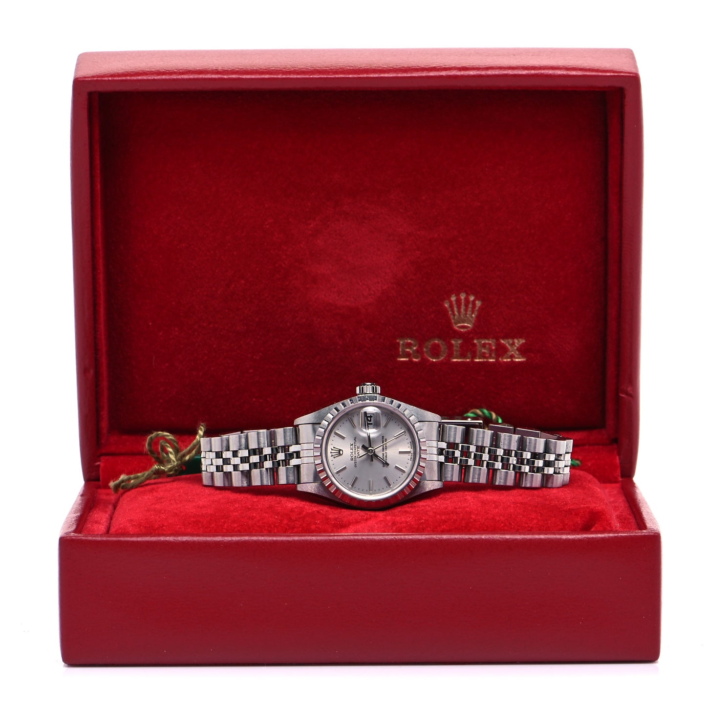 Stainless Steel 26mm Oyster Perpetual Date Watch Silver 69240