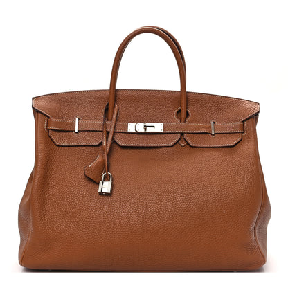 Hermes Togo Birkin 40 Gold 1 of 12