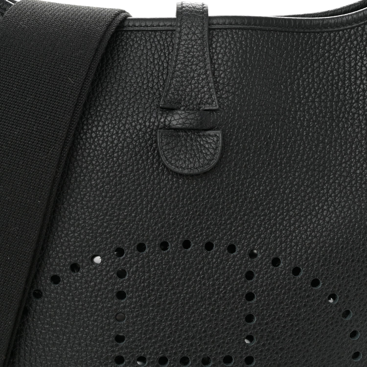 Hermes Taurillon Clemence Evelyne III PM Black 8 of 10