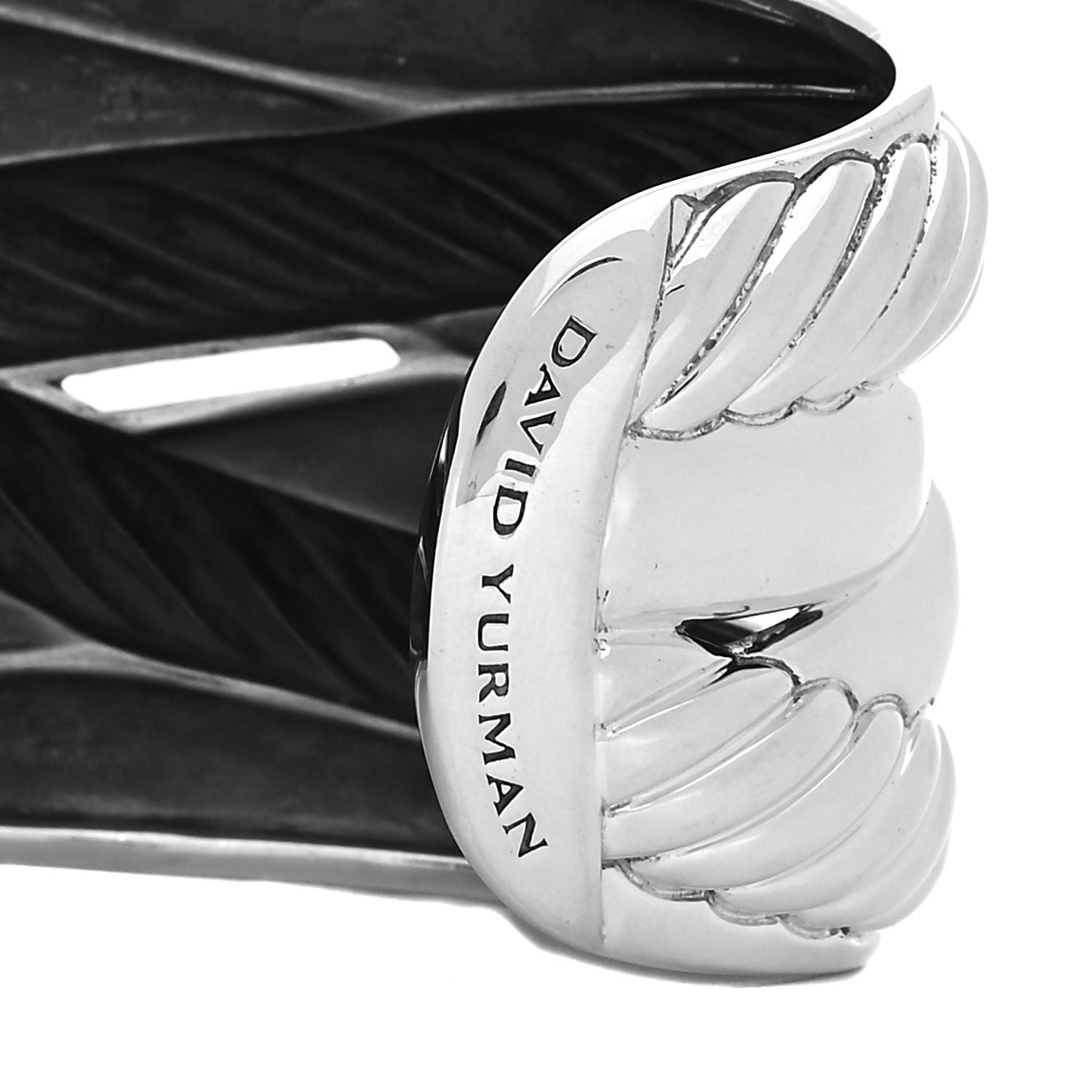 Sterling Silver Crossover Cuff Bracelet