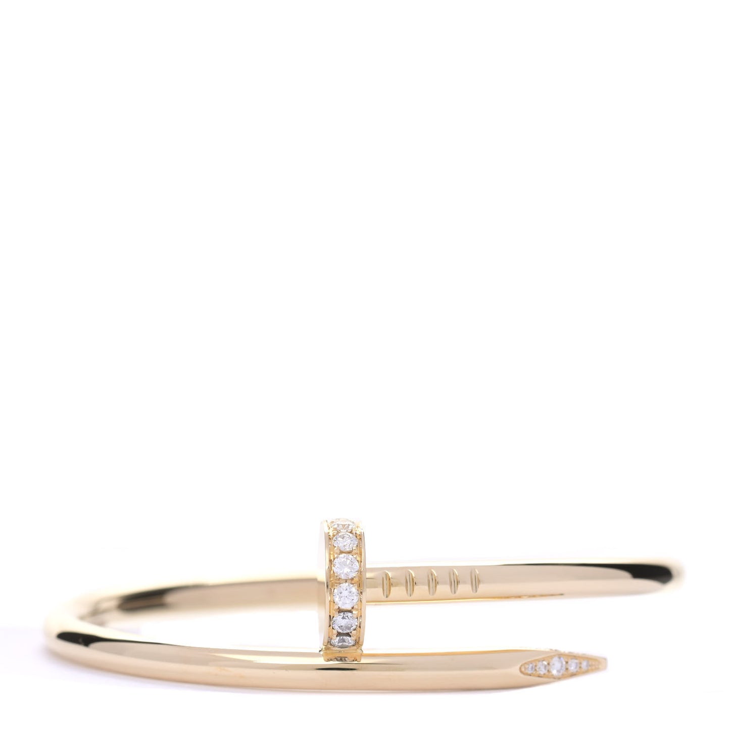 18K Yellow Gold Diamond Juste Un Clou Bracelet 15