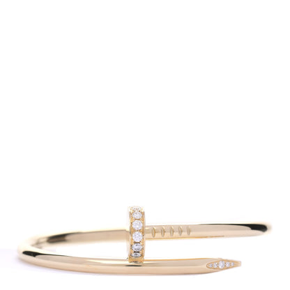 Cartier 18K Yellow Gold Diamond Juste Un Clou Bracelet 15 1 of 4