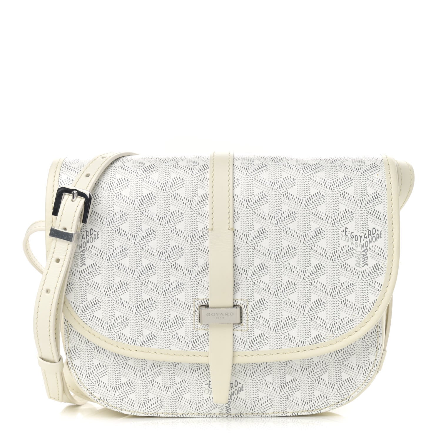 Goyard Goyardine Belvedere II PM Messenger Bag White 1 of 11