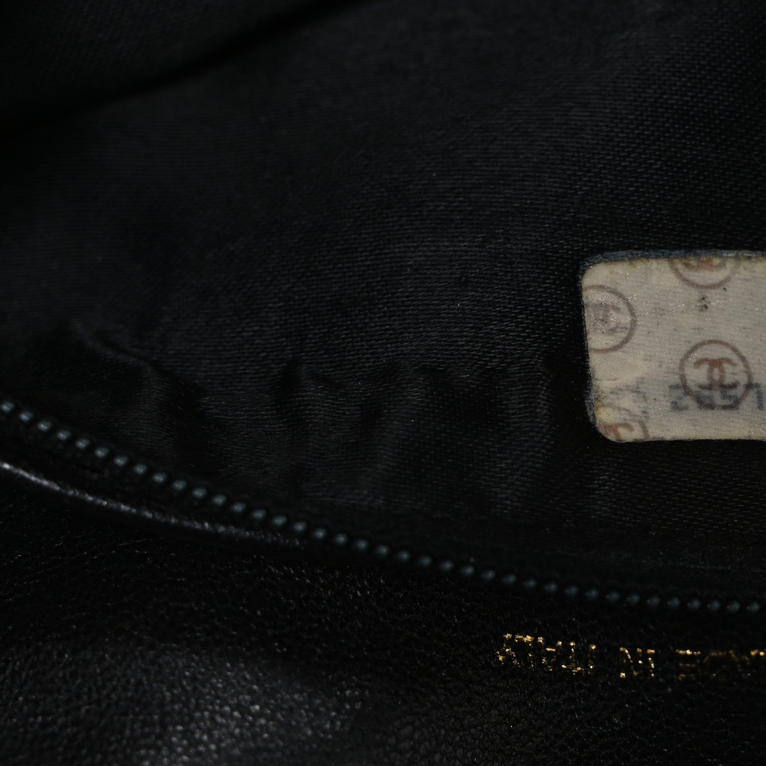 Chanel Lambskin Quilted CC Tassel Camera Case Black 8 of 14