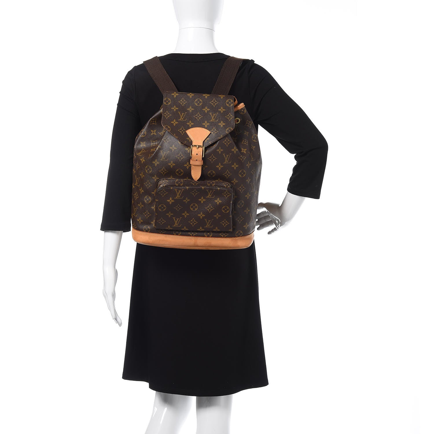 Louis Vuitton Monogram Montsouris GM Backpack 2 of 17