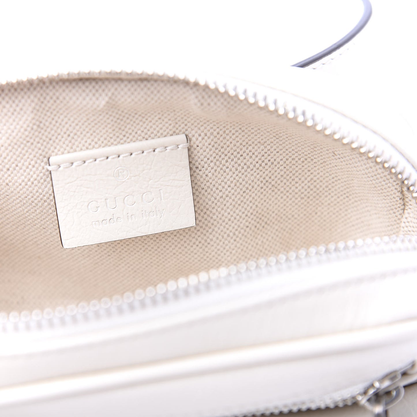 Fluffy Calfskin Mini Morpheus Belt Bag 90 36 White