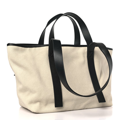 Off-White Canvas Small Commercial Tote Beige 3 of 8