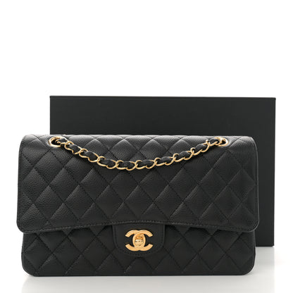 Chanel Caviar Quilted Medium Double Flap Black 12 of 12