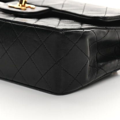 Chanel Lambskin Quilted Small Double Flap Black 10 of 17
