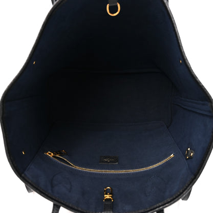 Louis Vuitton Empreinte Monogram Giant Neverfull MM Black 5 of 14