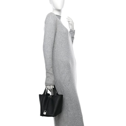 Hermes Taurillon Clemence Picotin Lock 18 PM Black 2 of 11