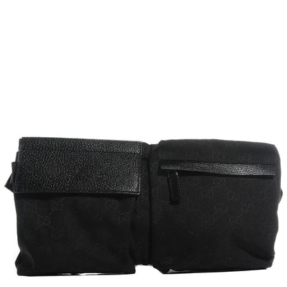 Gucci Monogram Belt Bag Black 1 of 9
