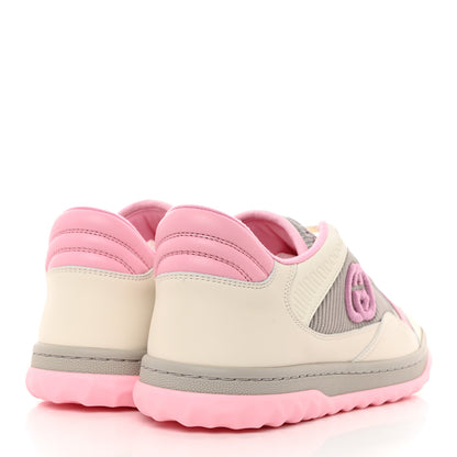 Gucci Dali Soft Calfskin Womens Mac80 Sneakers 38 Off White Grey Sky Light Rose 4 of 8