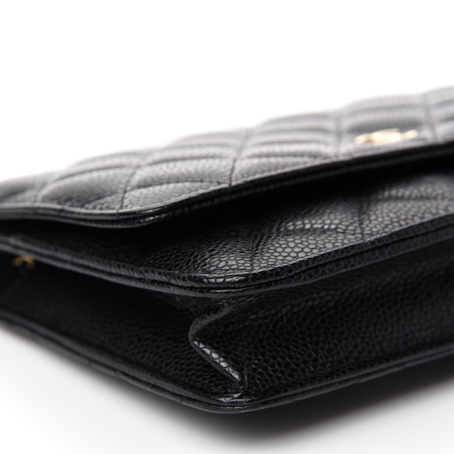 Chanel Caviar Quilted Wallet On Chain WOC Black 6 of 12