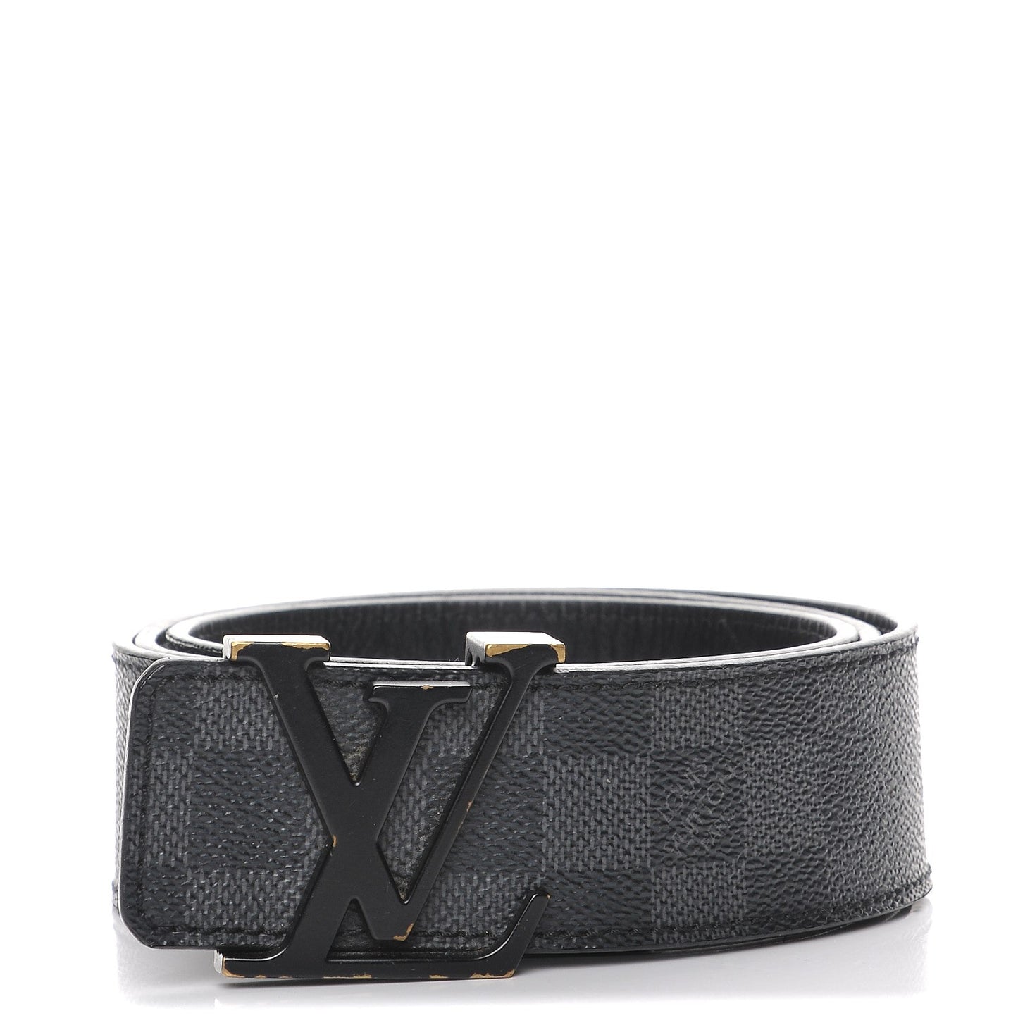 Damier Graphite LV Initiales Belt 95 38