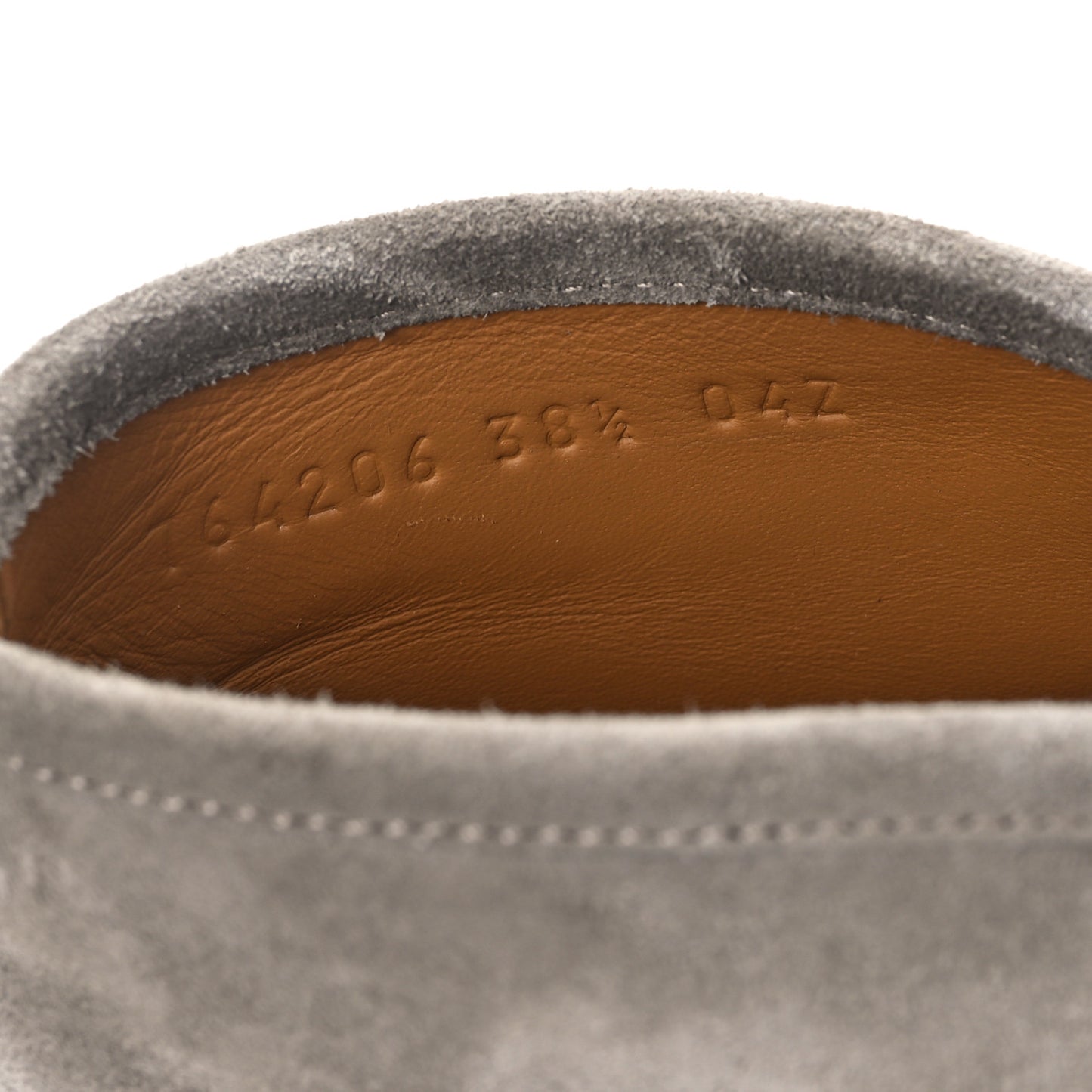 Suede Horsebit Ankle Boots 38.5 New Fango