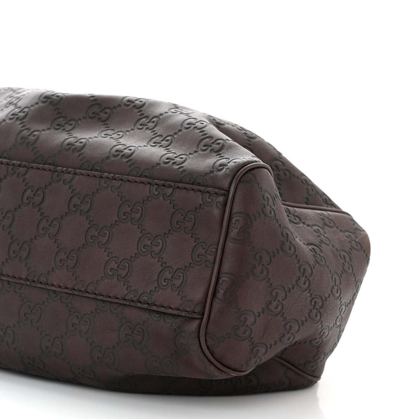 Guccissima Medium Sukey Tote Chocolate