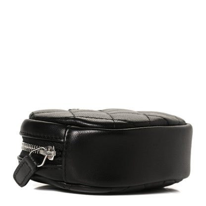 Chanel Lambskin Quilted Zip Around Classic Coin Purse Black 4 of 10