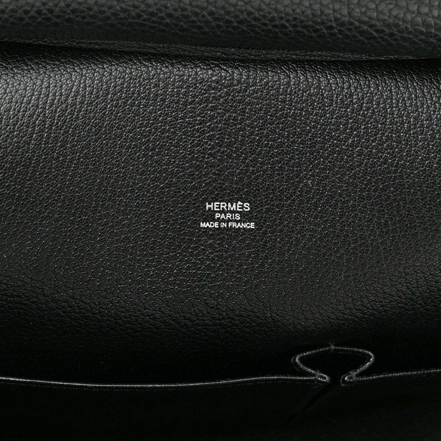Hermes Taurillon Clemence Jypsiere 28 Black 6 of 11
