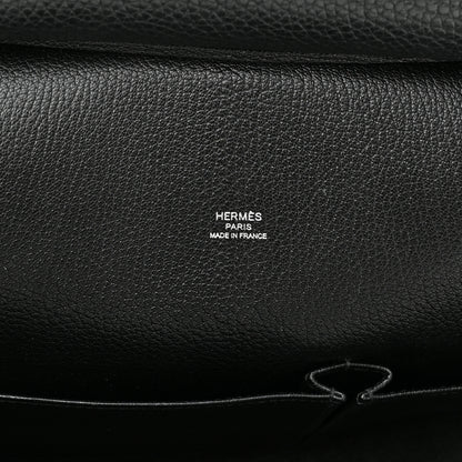 Hermes Taurillon Clemence Jypsiere 28 Black 6 of 11