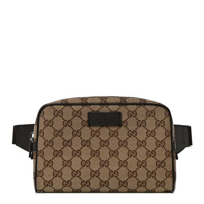 Gucci Monogram Belt Bag Dark Brown 1 of 11