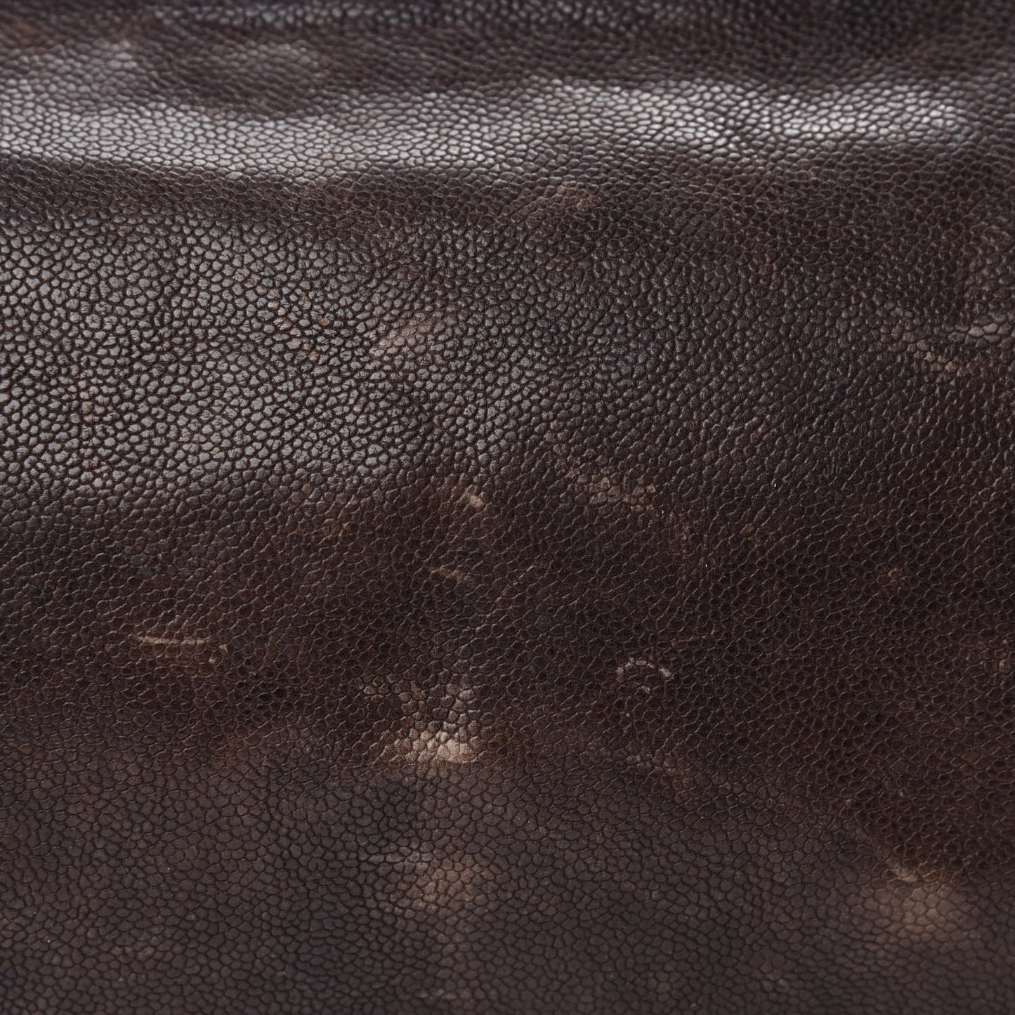 Distressed Caviar XL Coco Cabas Brown