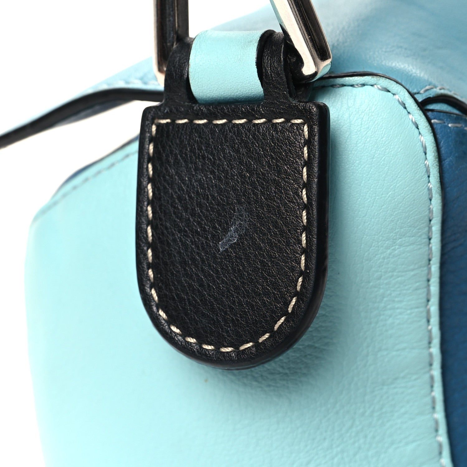 Loewe Calfskin Small Puzzle Bag Light Blue Aqua 10 of 10