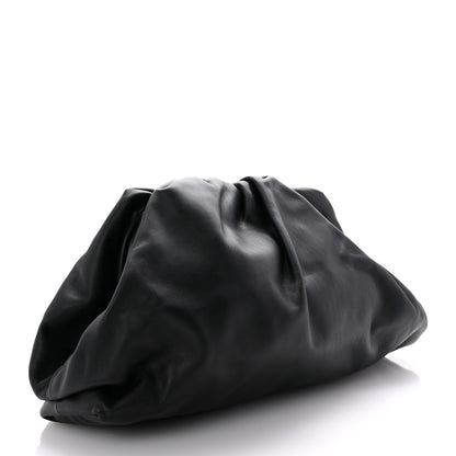 Bottega Veneta Smooth Butter Calf The Pouch Oversized Clutch Black 3 of 10