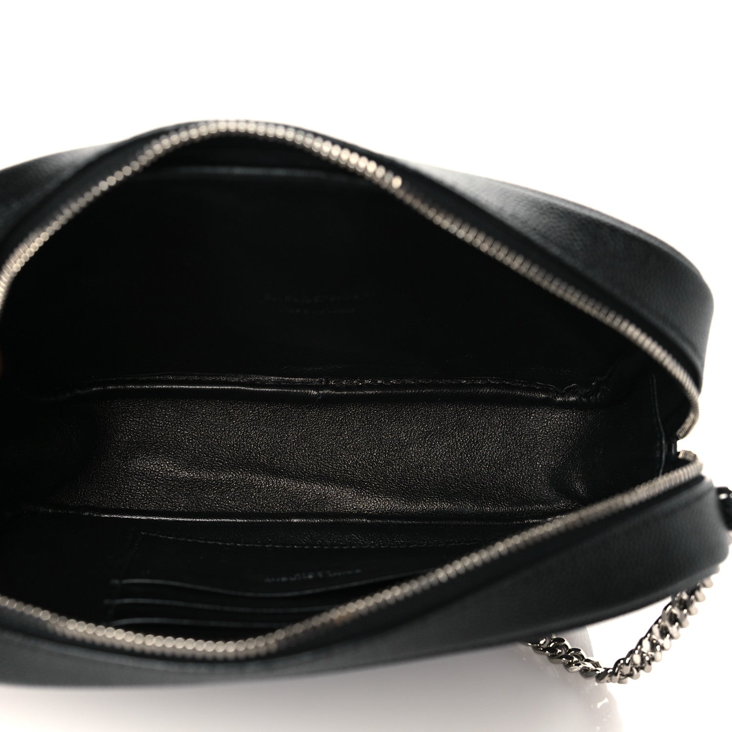 Saint Laurent Grain De Poudre Matelasse Monogram Mini Lou Camera Bag Black 5 of 11