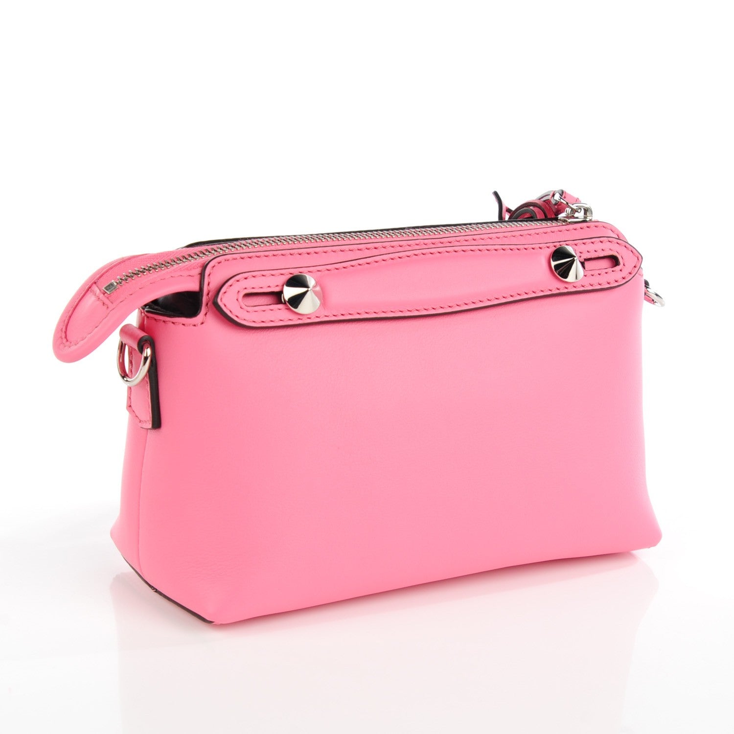 Fendi Vitello Dolce Mini By The Way Boston Bag Pink 3 of 7