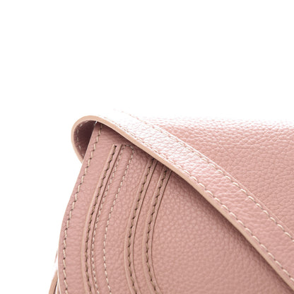 Chloe Grained Calfskin Small Marcie Saddle Bag Anemone Pink 11 of 11