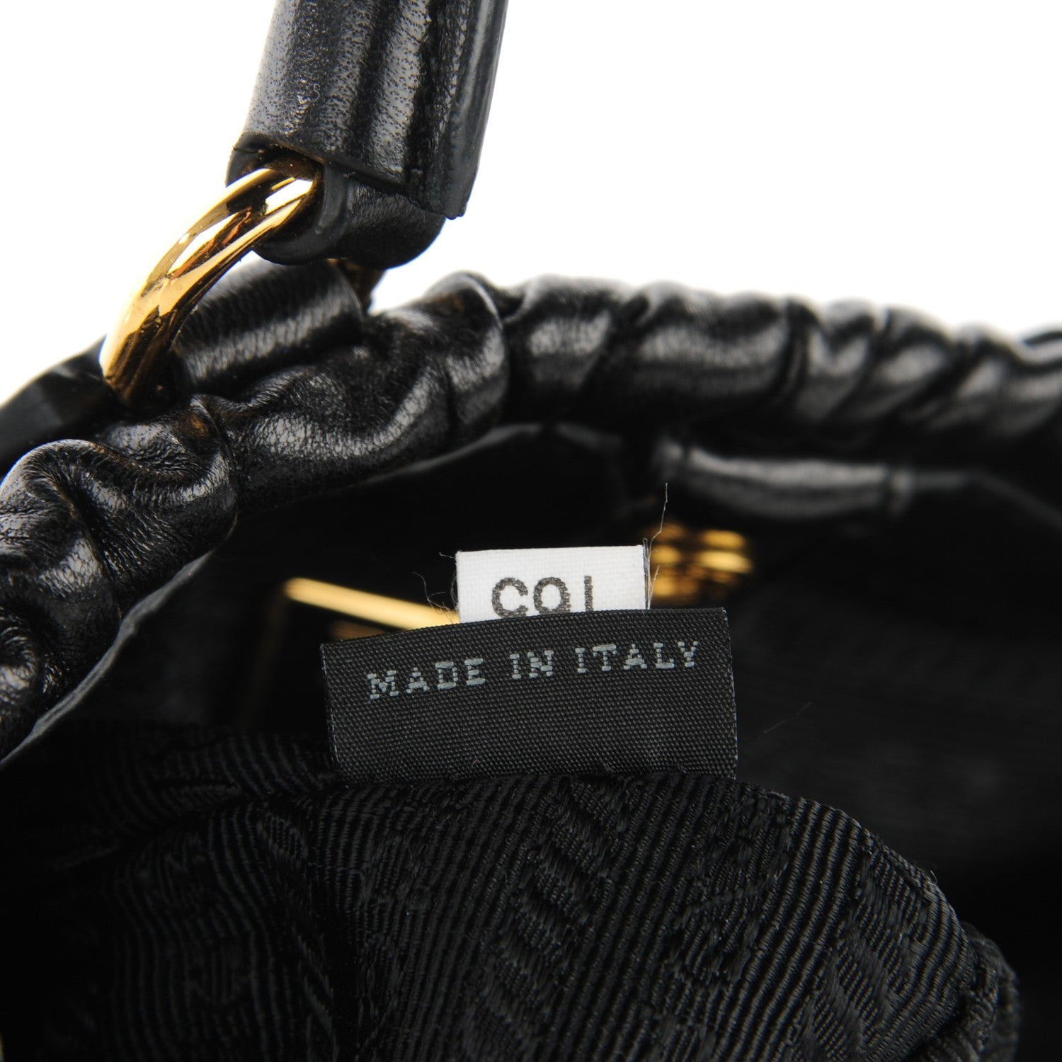 Prada Nappa Gaufre Mini Crossbody Bag Nero Black 7 of 8