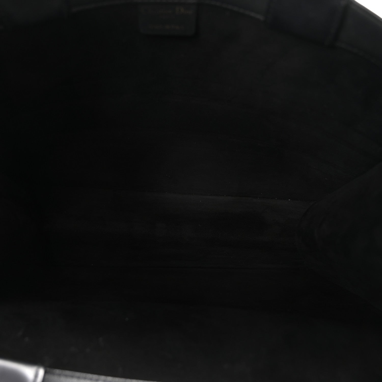Christian Dior Calfskin Embossed Medium Book Tote Black 5 of 10