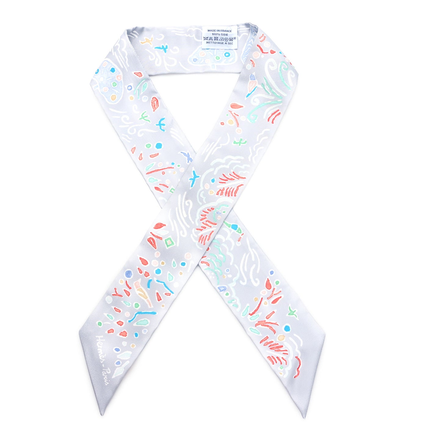 Silk Isola Di Primavera Twilly Gris Perle Grenadine