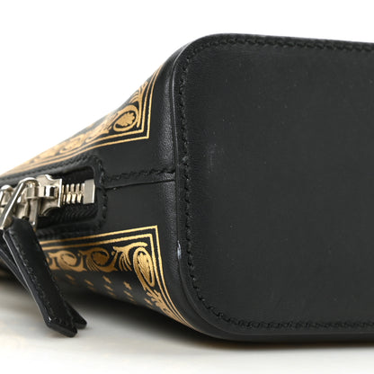 Gucci X SEGA Calfskin GUCCY Stars Mini Dome Shoulder Bag Black Gold 10 of 11