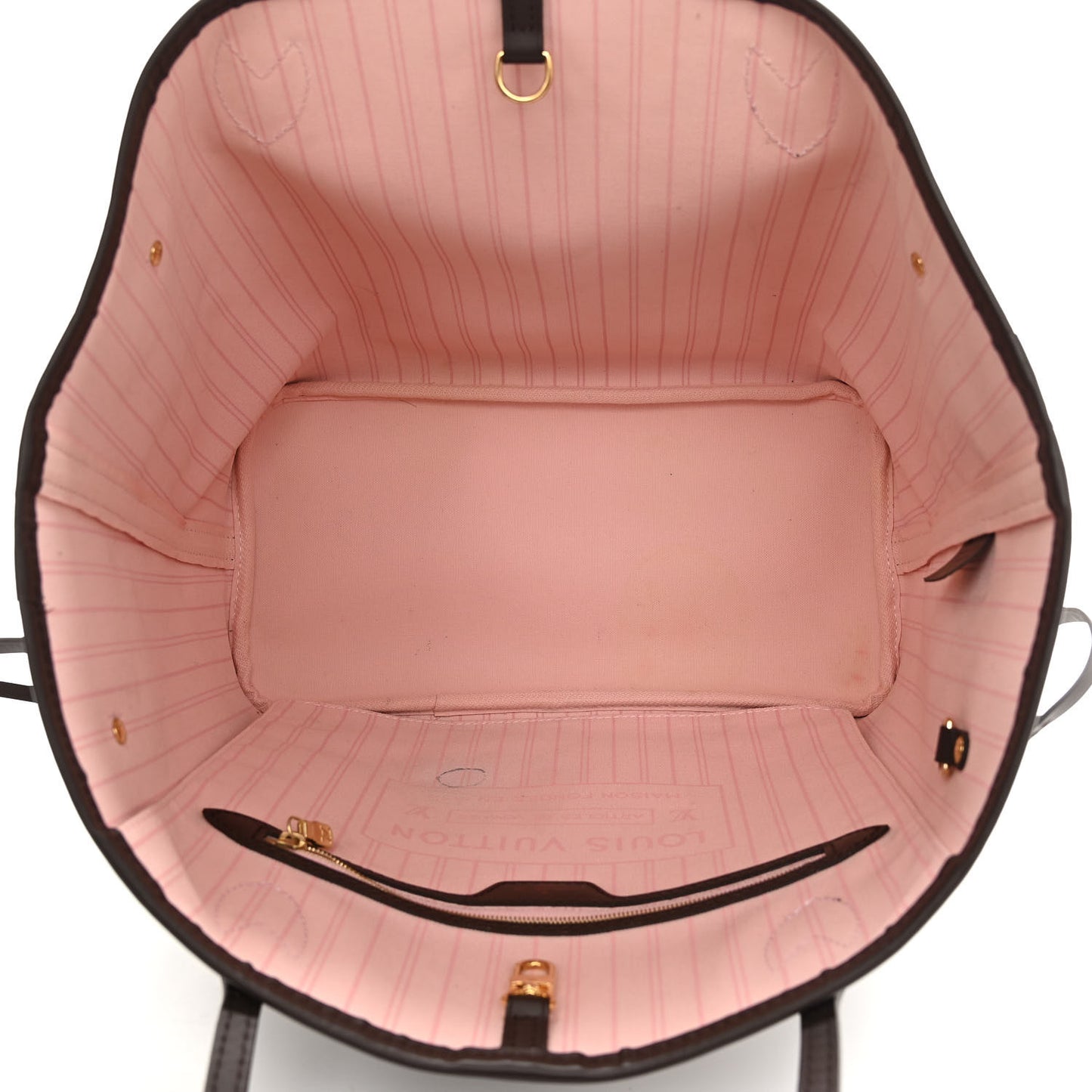 Damier Ebene Neo Neverfull MM Rose Ballerine