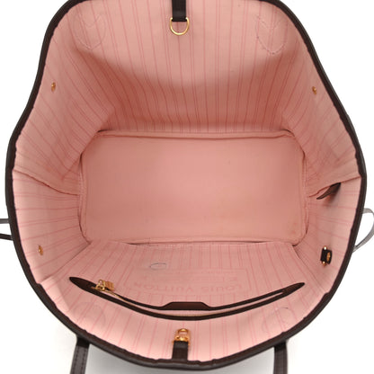 Louis Vuitton Damier Ebene Neo Neverfull MM Rose Ballerine 6 of 12