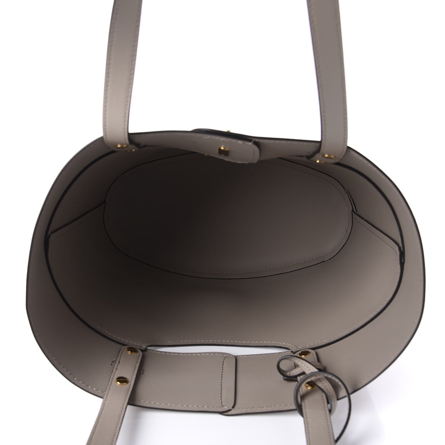 Chloe Smooth Grained Calfskin Small Aby Tote Motty Grey 5 of 9
