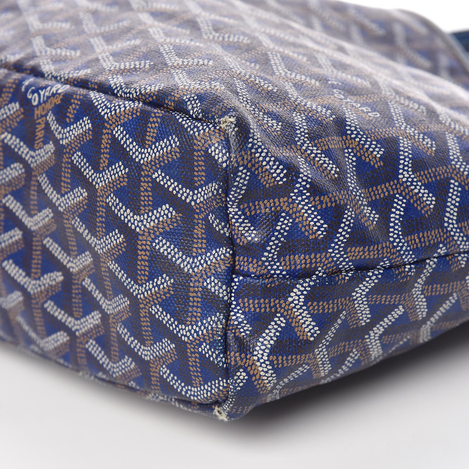 Goyard Saint Louis Junior Jr PM Tote Blue 21 of 26