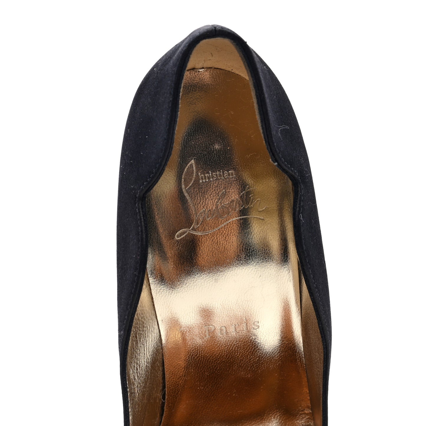 Crepe Satin Crystal LipStrass 100 Pumps 38 Black