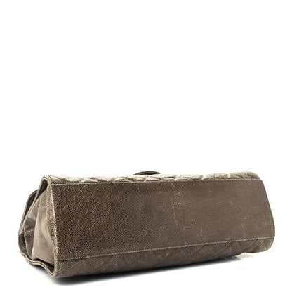 Chanel Crumpled Grained Calfskin Jumbo CC Crave Flap Beige 4 of 12